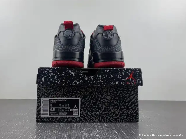 Official Maikesneakers FQ1579-006 Bred Low Spizike Jordan 0416